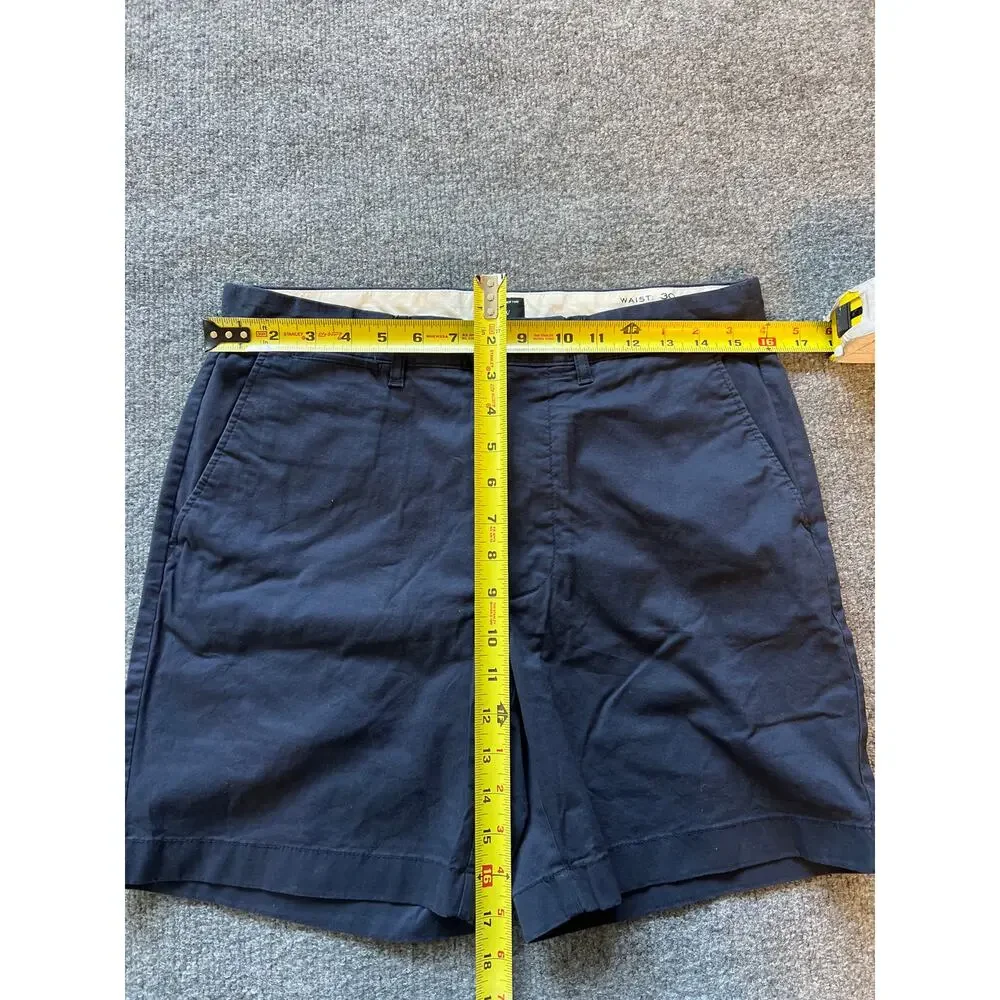 J.Crew 7” Stretch Chino Shorts Men’s 30 Blue Cotton NWOT